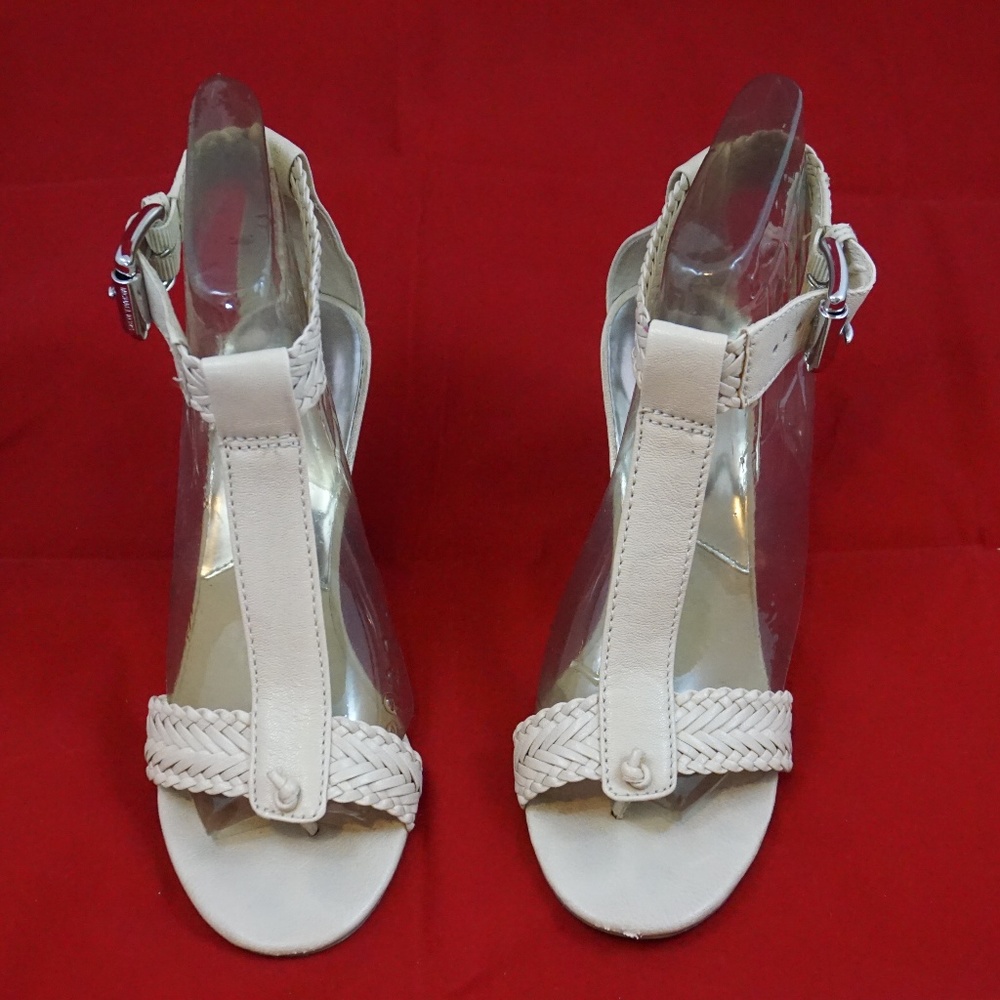 Michael Kors Cream Leather Heels